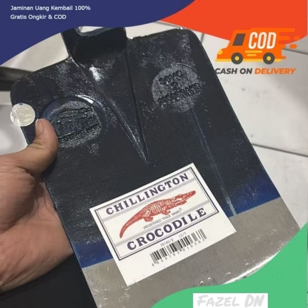 Cangkul Crocodile Chillinton Import Asli 100% Original Baja Anti Lengket, Cangkul Buaya Asli Import