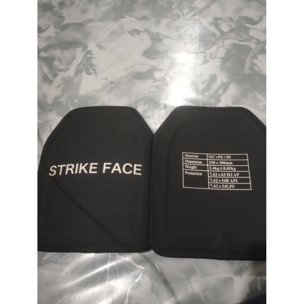 satu pasang baja rompi TNI ad anti peluru