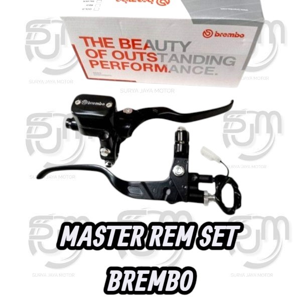 Master Rem Brembo Set Komplit (Handle Kiri Kanan + Tabung)