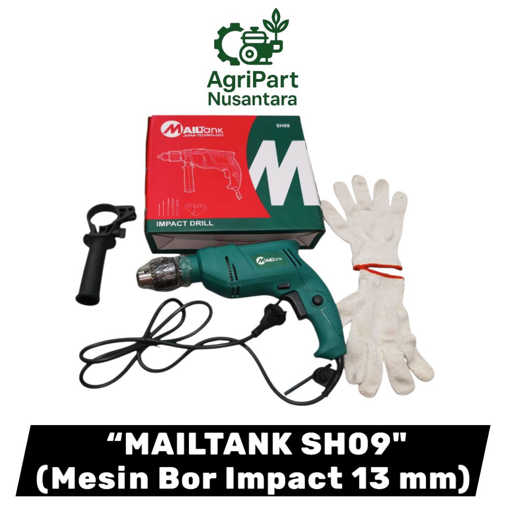 MAILTANK SH09 Impact Drill 13 mm 580 W / MAILTANK SH09 Mesin Bor Impact 13 mm
