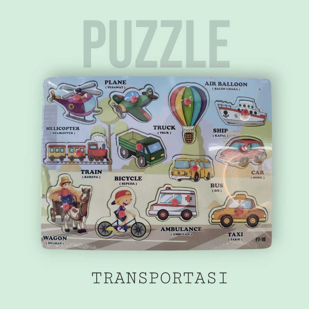 Puzzle Kayu Knob/Puzzle KNOB/Puzzle Kayu/Puzzle Kayu Mainan Edukasi/Puzzle Kayu Anak/Puzzle Anak