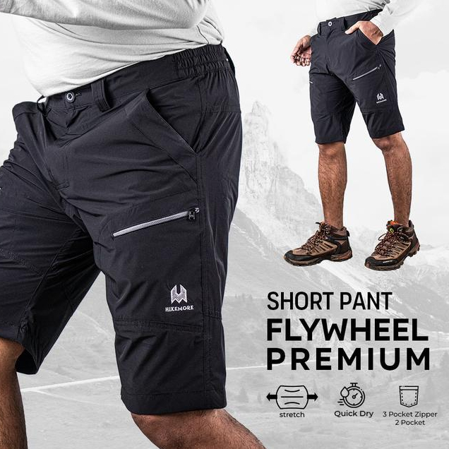Eiger Adventure - Celana Gunung Quick Dry Pendek Pria Wanita Flywheel Premium