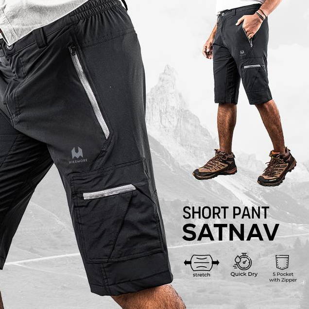 Eiger Adventure - Celana Pendek Pria Wanita Gunung Outdoor Quick Dry Satnav Ori