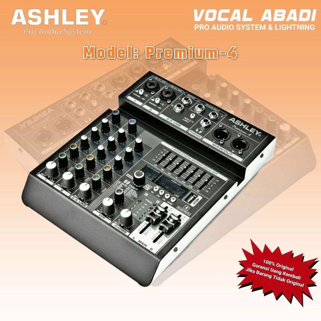 MIXER AUDIO ASHLEY PREMIUM 4