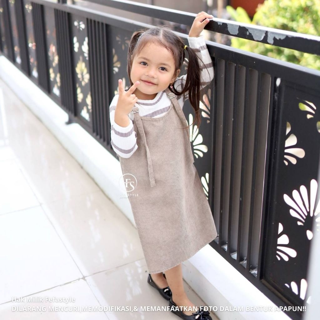 FEFA STYLE-MIDI OVERALL ANAK-MIDI OVERALL ANAK KODOK-ANYA MIDI OVERALL ANAK PEREMPUAN