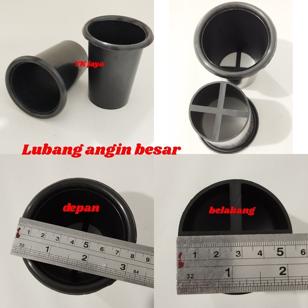 Lubang angin box speaker besar lubang angin box subwoofer besar plastik PVC tebal