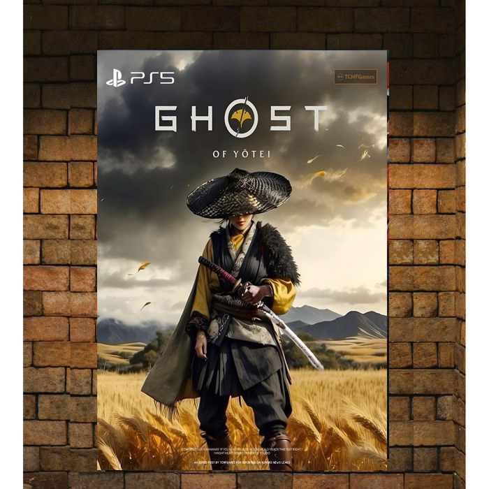 Poster rental PS untuk PS Game Ghost of Yotei