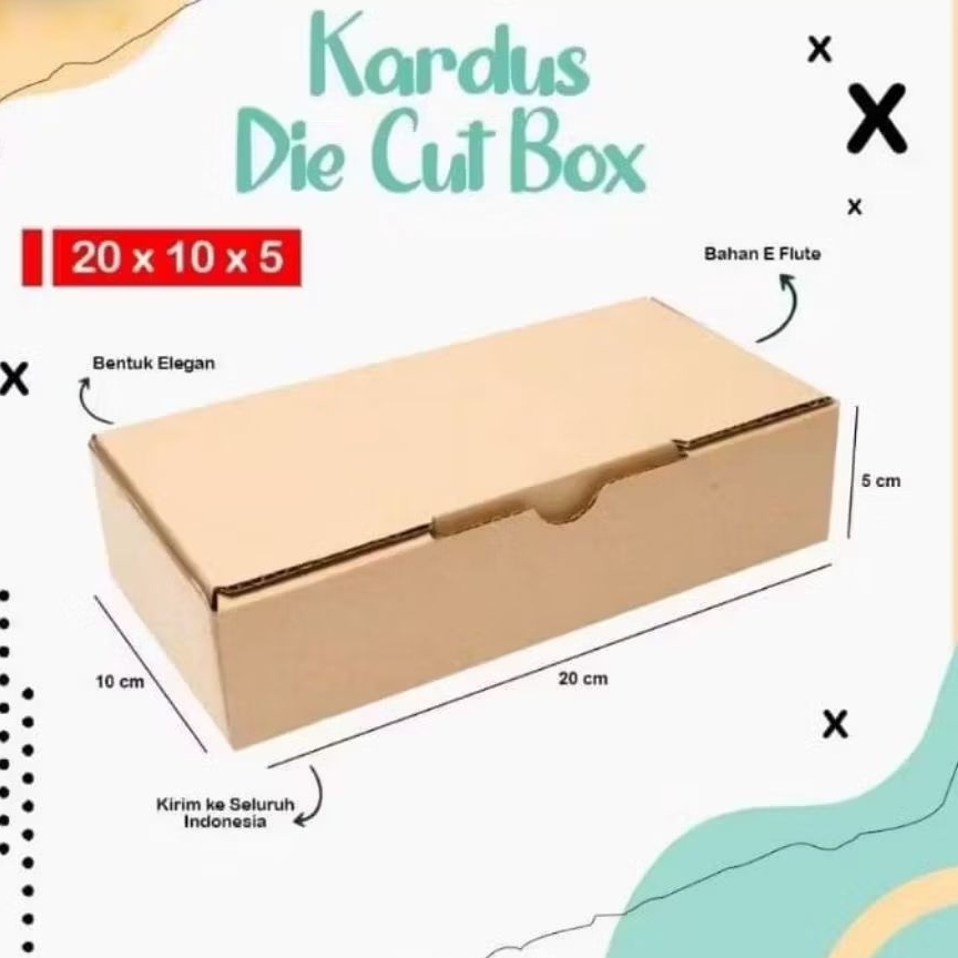 Kardus 20x10x5 CM Kardus Hadiah Kardus Hampers Murah Kotak Hadiah Kotak Hampers Murah Kardus Die Cut