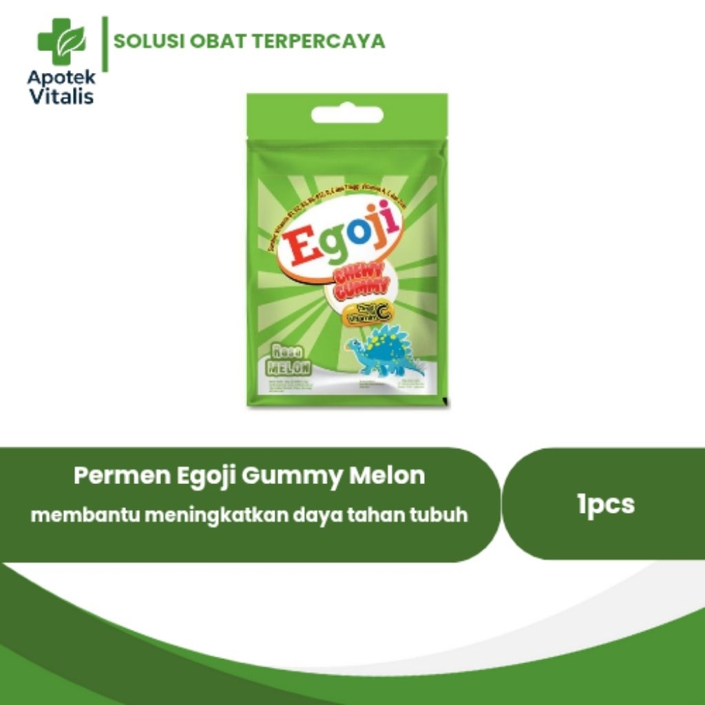 Permen Egoji Gummy Rasa Melon