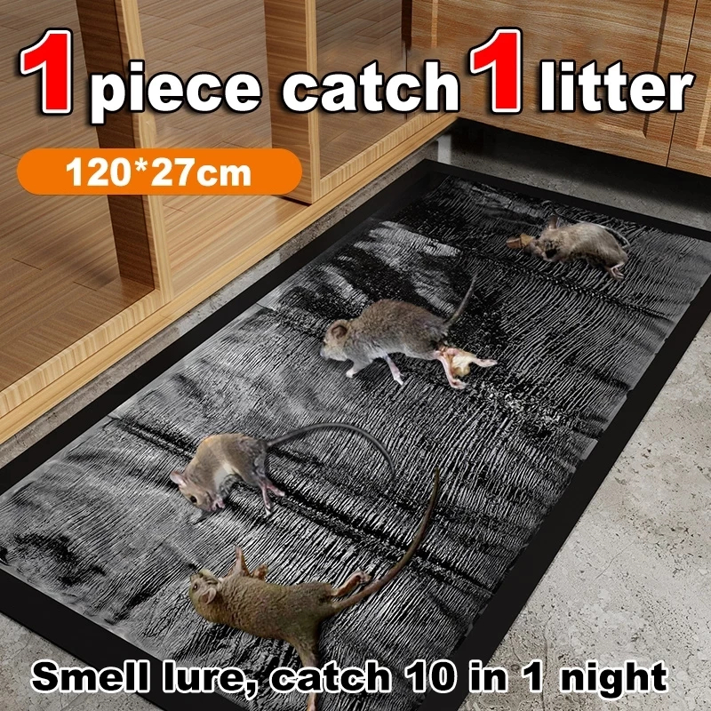 Lem Tikus 120x27cm, Perangkap Tikus Super Ampuh & Perangkap Serangga Praktis