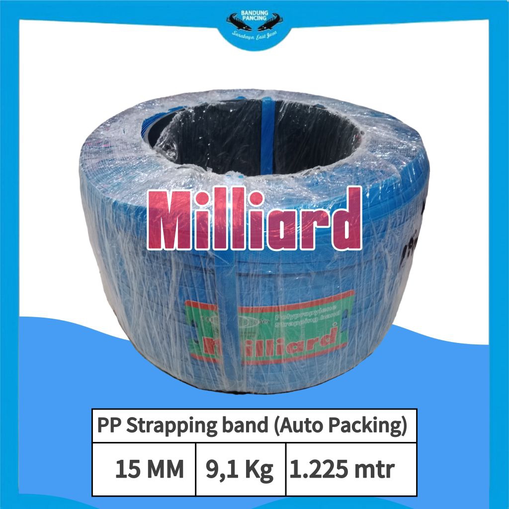Strapping Band Milliard / Auto Packing / Tali pengikat 15 mm