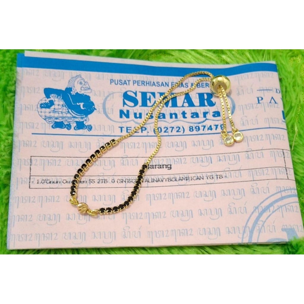 Gelang Serut Gold Variasi Emas Mrican 0,1gram Semar Nusantara