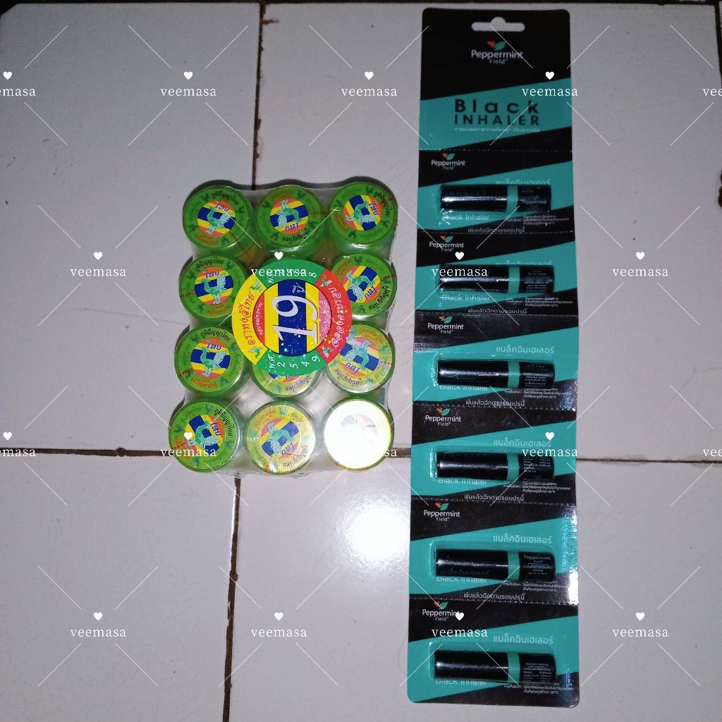 [READY] hongthai inhaler peppermint black inhaler thailand
