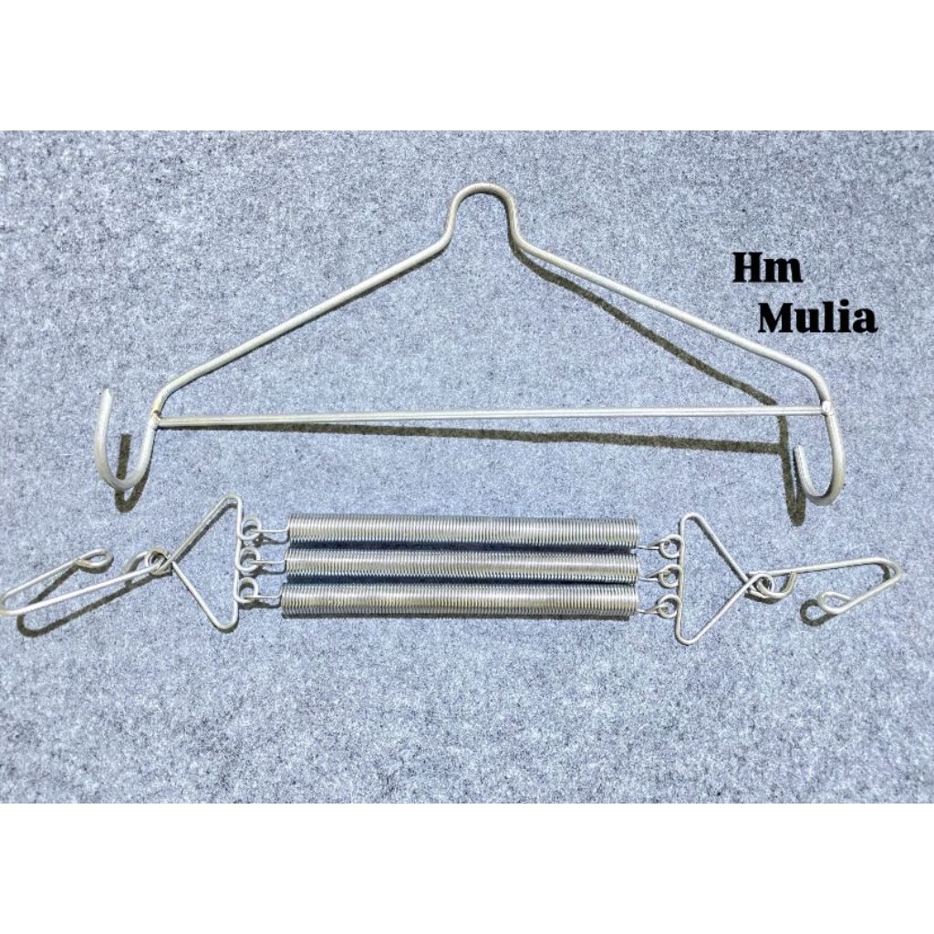 ayunan bayi 2 per + ayunan bayi 3 per + ayunan bayi 5 per dan hanger segitiga