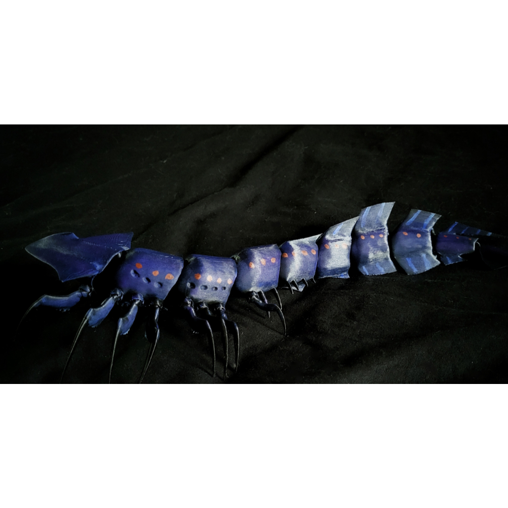 Articulated Shadow Leviathan Subnautica – Figure Monster Laut Artikulasi Bahan Plastik Premium
