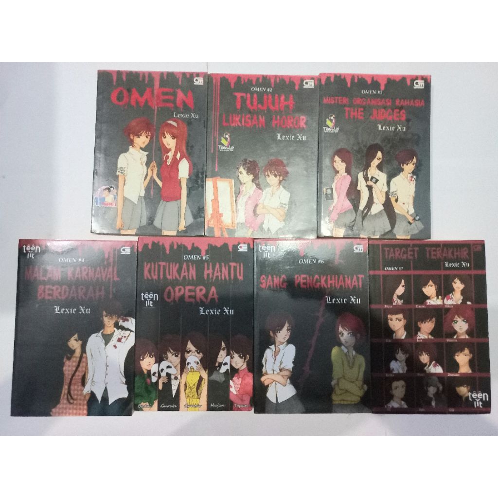 (Preloved/Bekas) SET Omen Series 1-7 Tamat Lexie Xu
