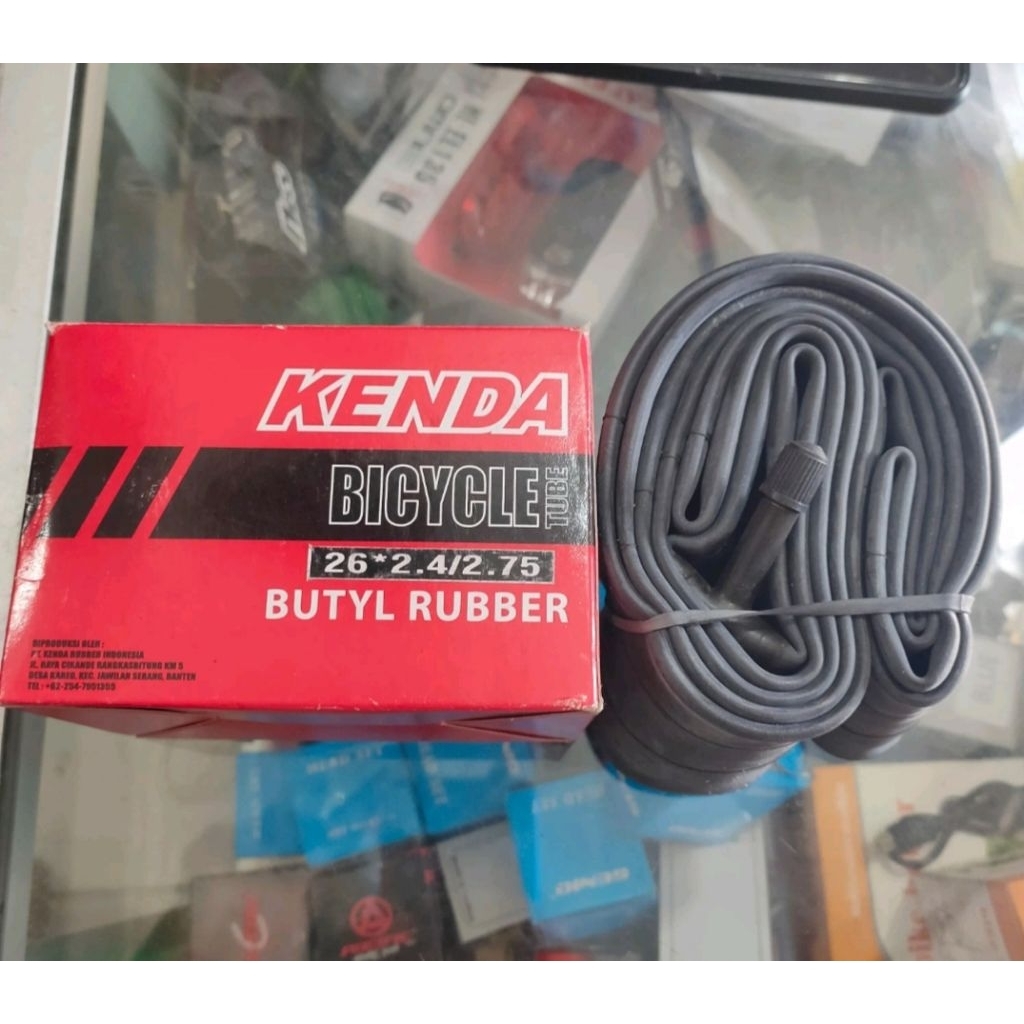 ban dalam sepeda 26 x 2.40 / 2.75 kenda pentil AV