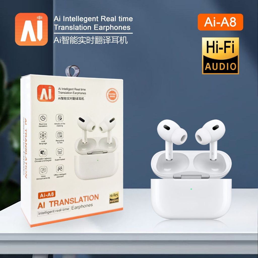 NEW Earphone Bluetooth AI Translate