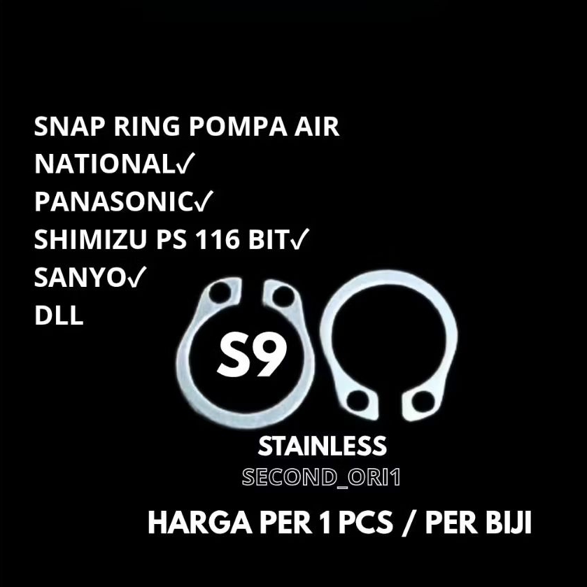 SNAP RING/KANCINGAN SEAL POMPA AIR PANASONIC/ SANYO
