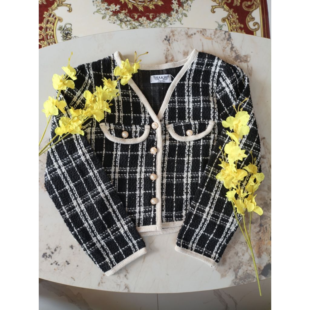 blazer kekinian blazer wanita  atasan wanita kekinian blazer Korea style blazer model korea