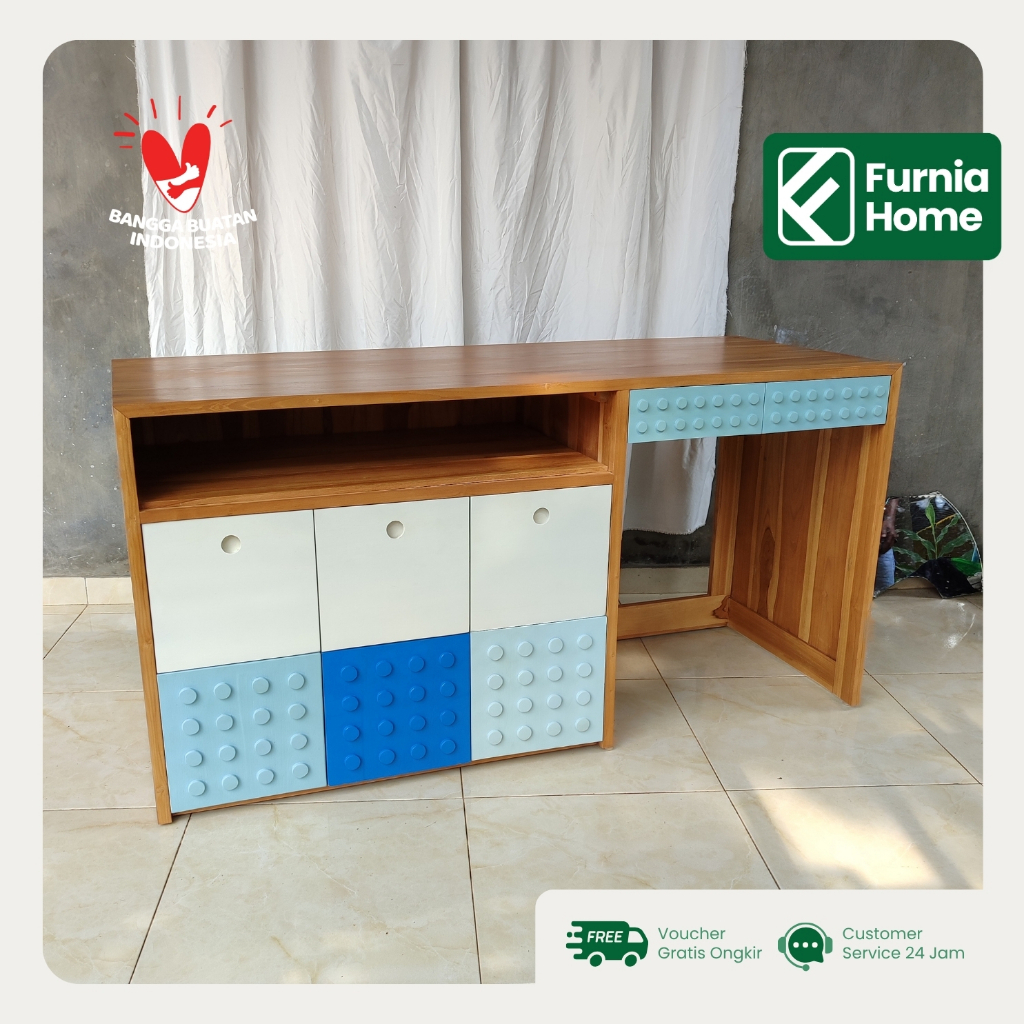 Meja Belajar Meja Kantor Meja Komputer Kayu Jati