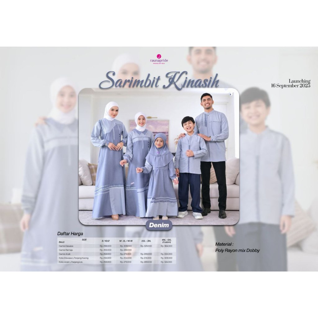 SARIMBIT COUPLE RAUNA KINASIH DENIM