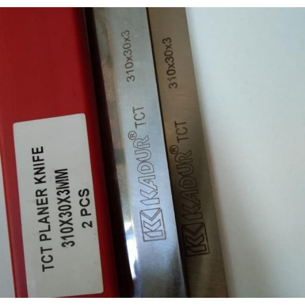pisau planer TCT ORIGINAL 31 cm 310x30x3mm kadur TCT Planer knife mata pisau serut jointer kayu Baja