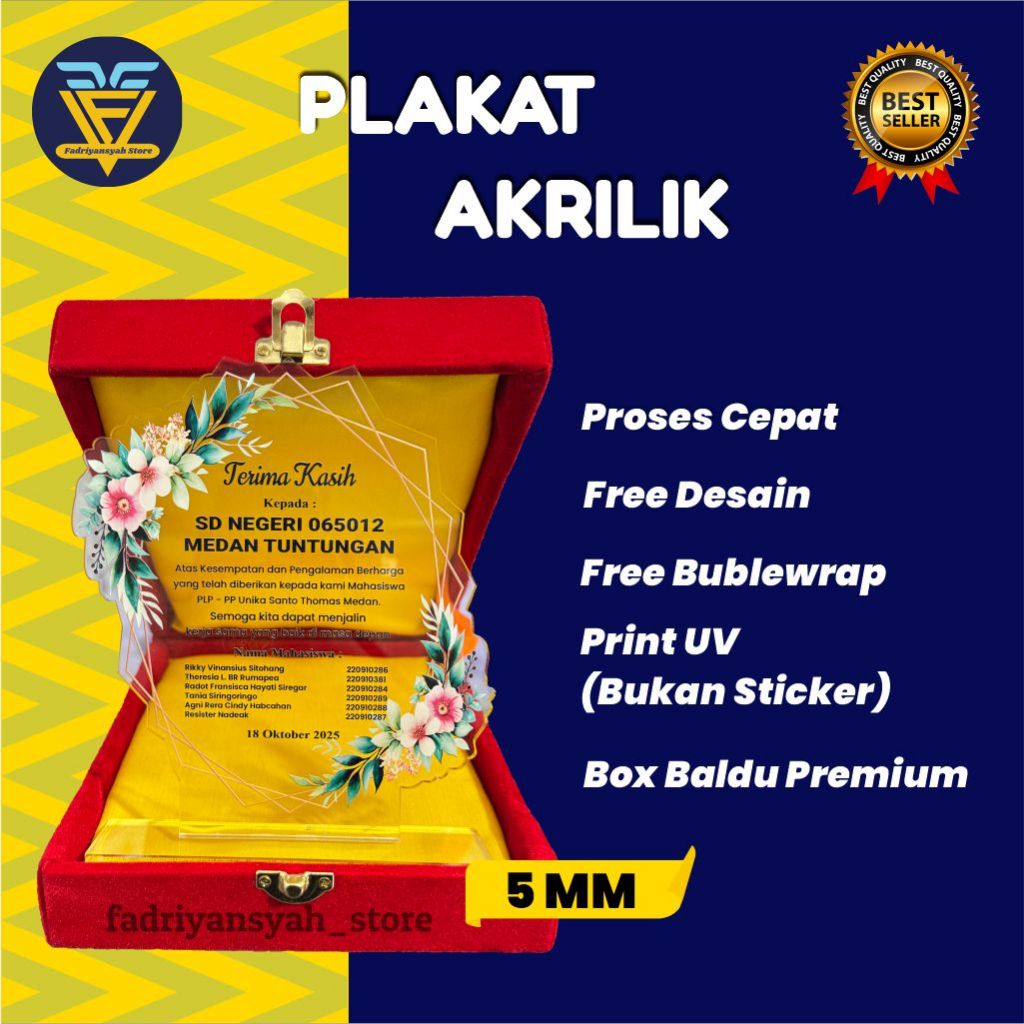 PLAKAT AKRILIK || PLAKAT WISUDA || PLAKAT KKN
