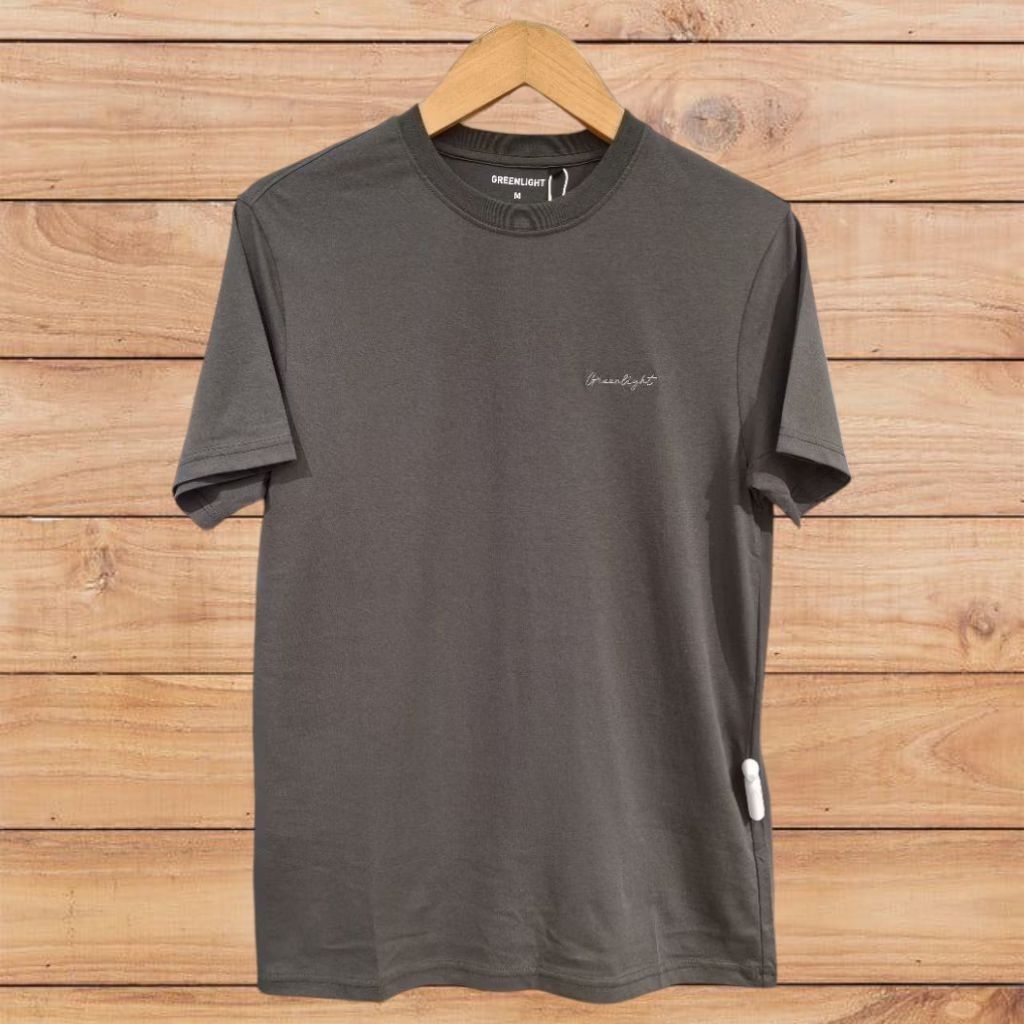 GREENLIGHT Kaos Pria Slimfit Basic Polos Lengan Pendek Original