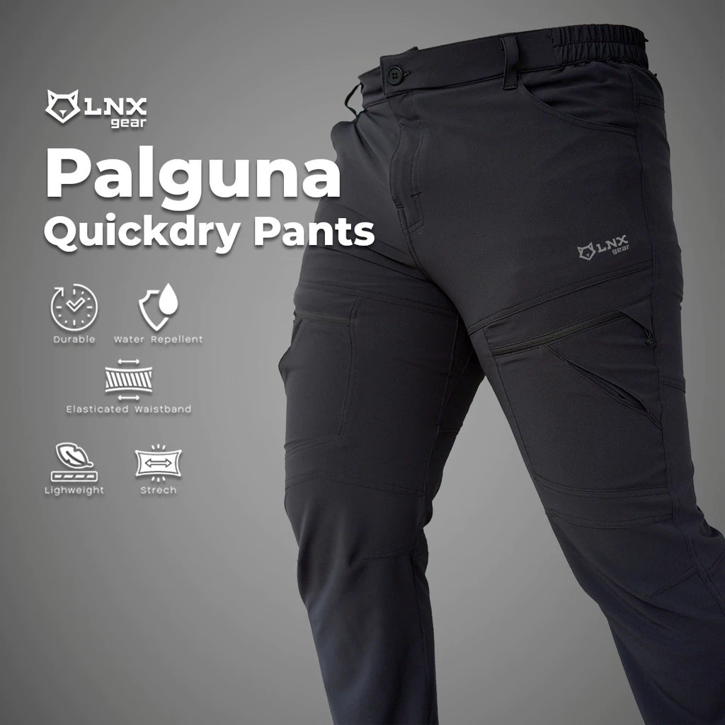 LNX Gear Celana Panjang Outdoor Gunung Quickdry Palguna Series | Celana Gunung Water repellent