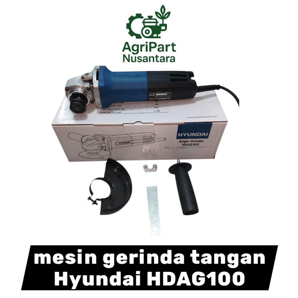 Mesin Gerinda Tangan HDAG100 HYUNDAI
