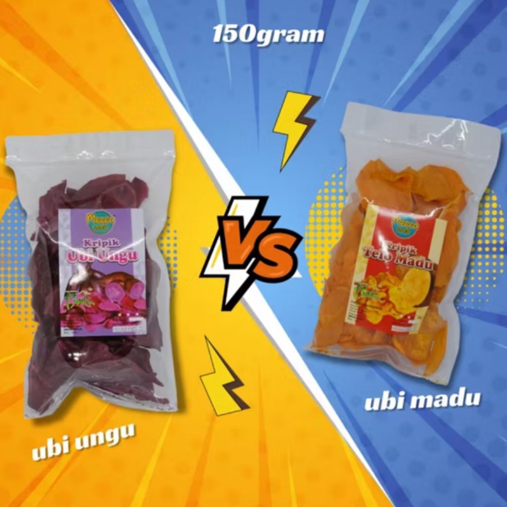 keripik ubi ungu/ubi madu 150gr /oleh-oleh khas batu-malang