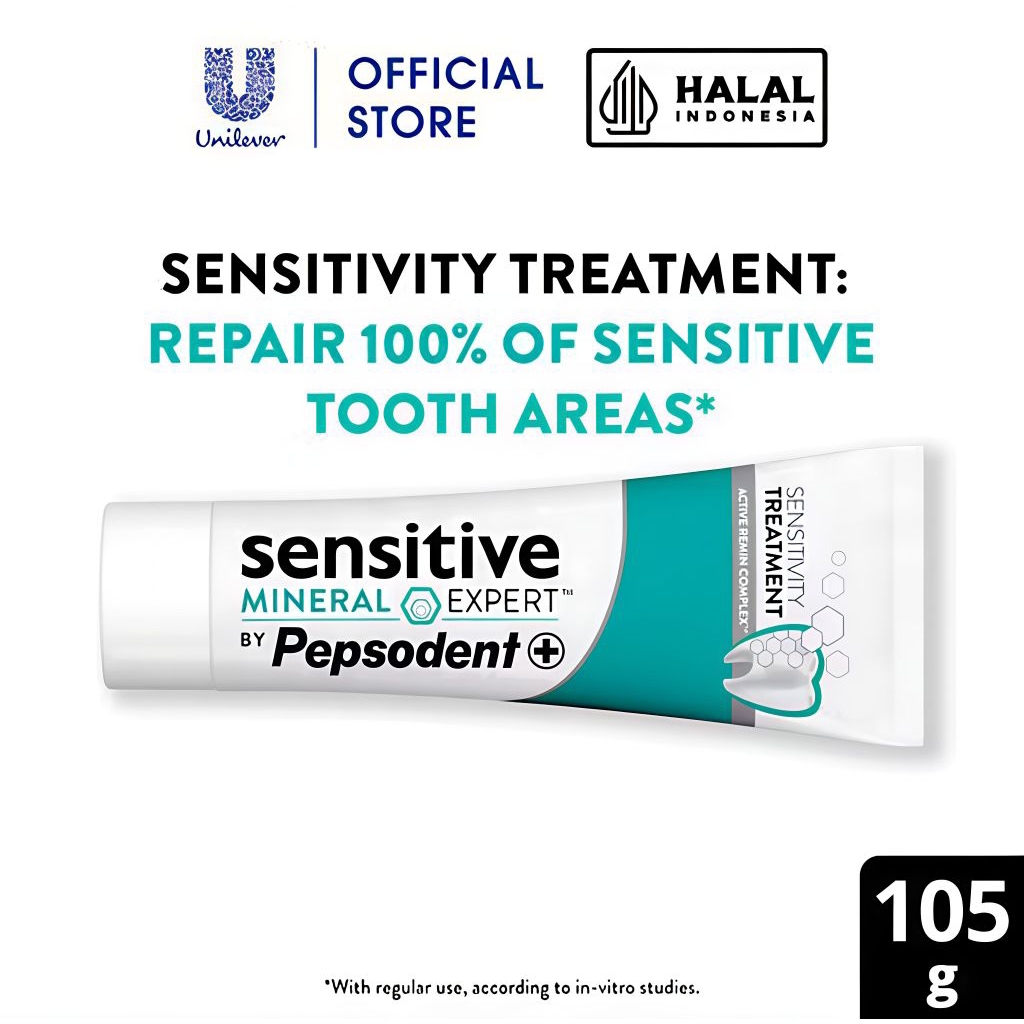 PROMO Pepsodent Sensitive Mineral Expert Treatment 105gr