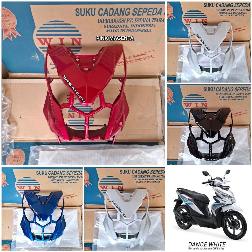 WIN | Tameng Body Depan Besar BeAT ESP | Panel Body Depan Beat ESP / BeAT STREET 2016-2019