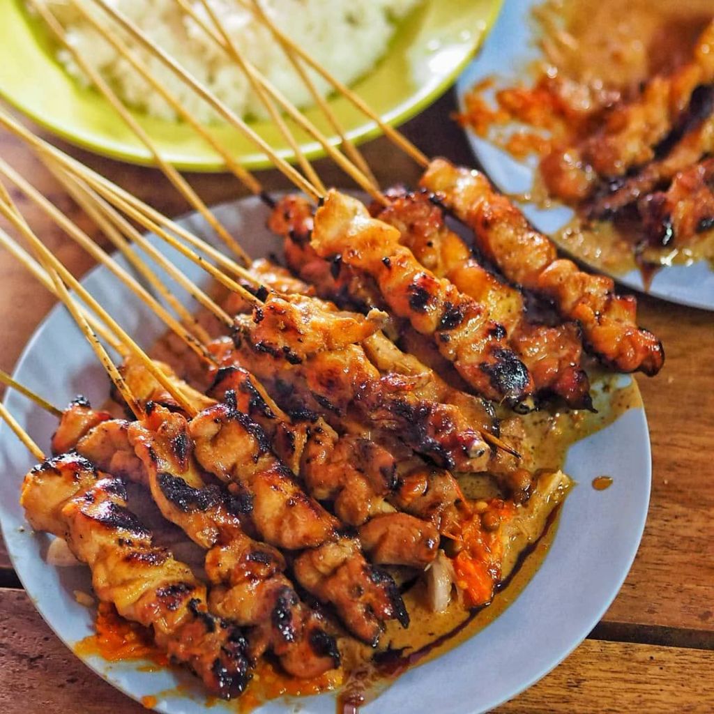 Sate Ayam Ponorogo kiloan 1kg campur full daging lengkap bumbu kacang sate ponorogo