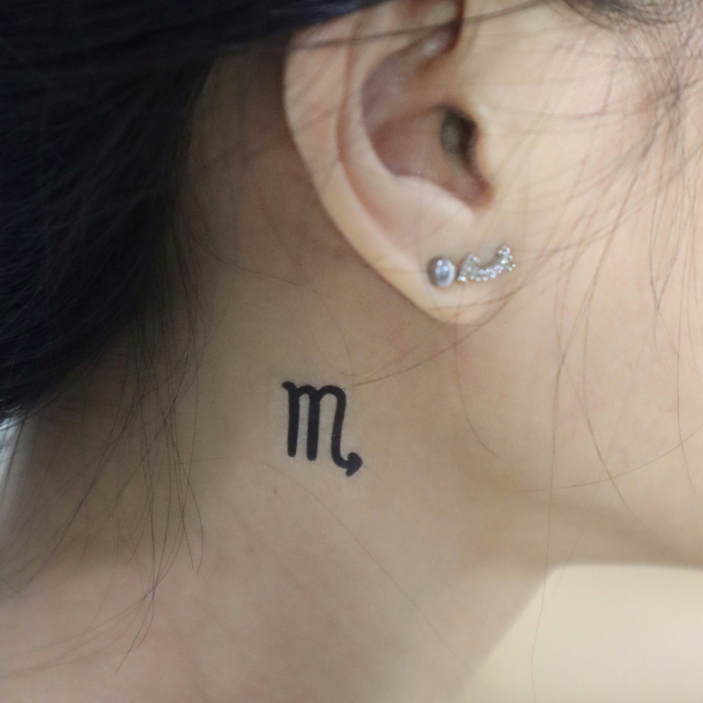 [PRODUK LOKAL] TATO TEMPORER SCORPIO | ZODIAC SIGN TATTOO TEMPORER | HOROSCOPE SIGN TATTOO TEMPORER 