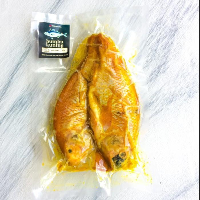 Ikan Nila Bakar Goreng marinasi bumbu kuning Gurih praktis siap goreng 1Kg Gratis sambal
