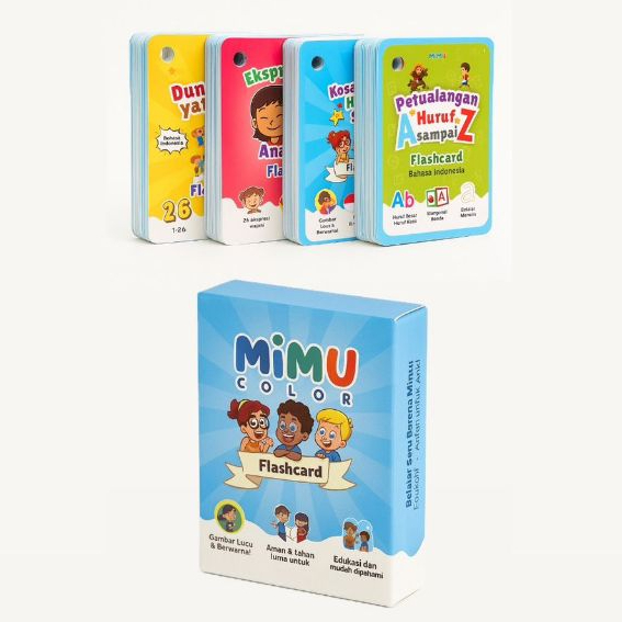 Kartu Belajar Anak PAUD & TK – Flashcard Edukatif Lengkap dan Seru