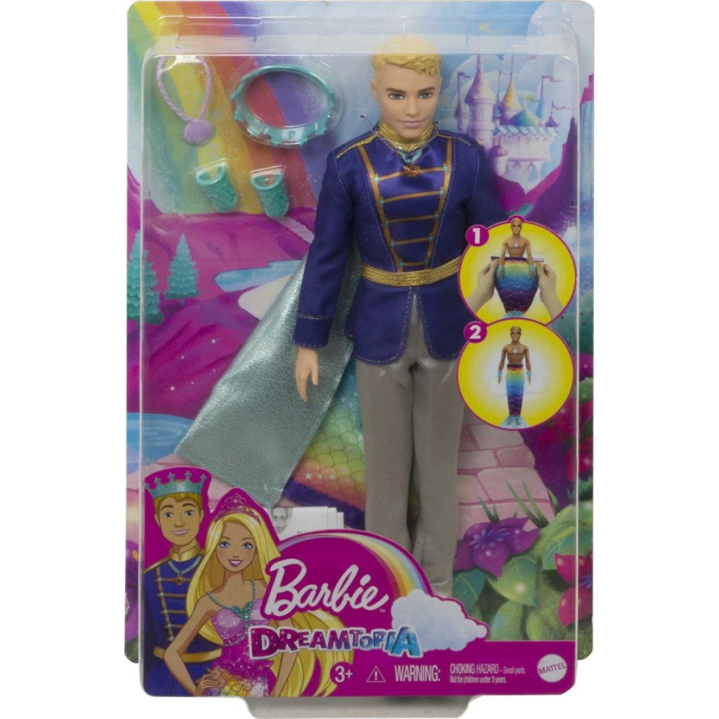 Barbie Ken Prince Can Transform Into Mermaid