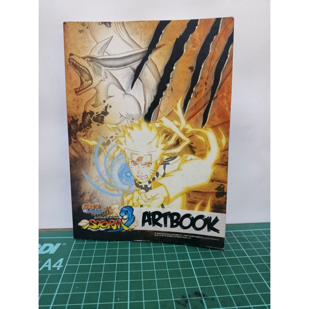 naruto ultimate ninja storm 3 art book