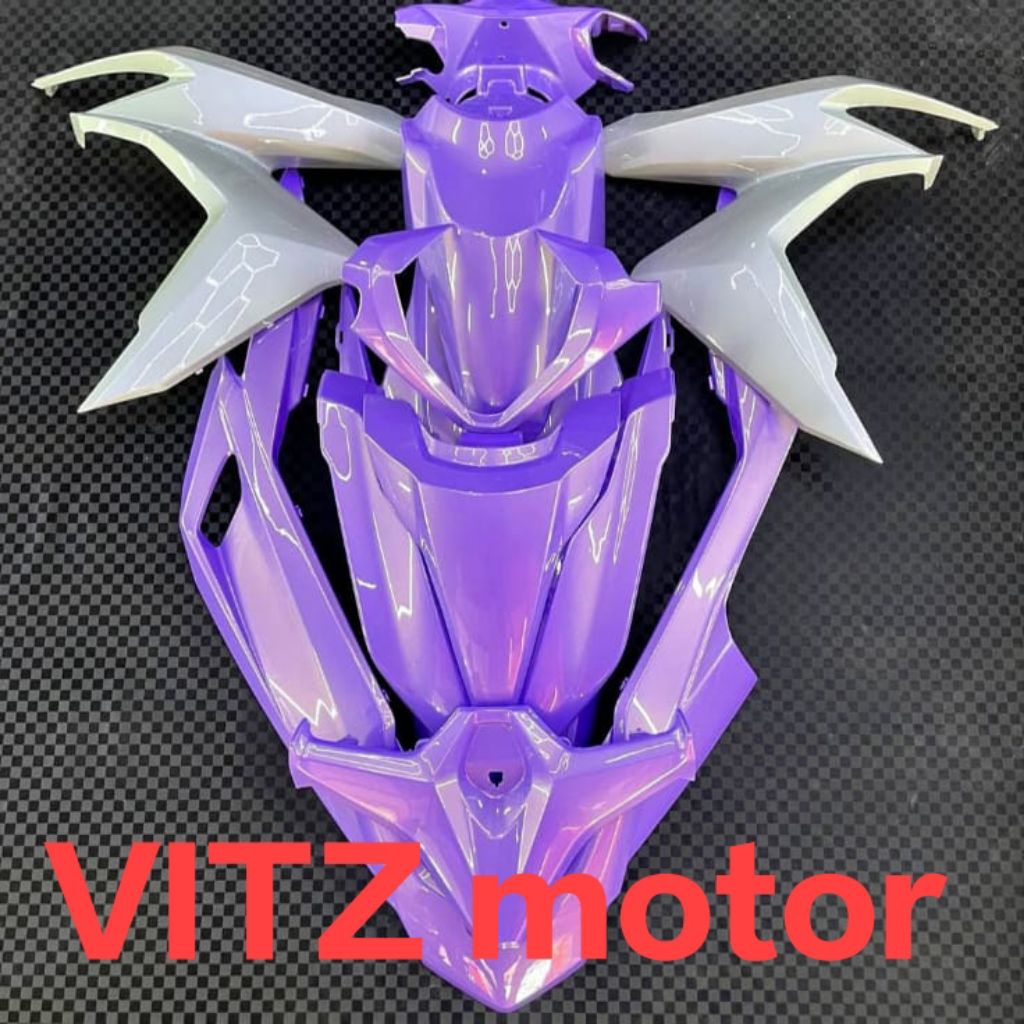 cover full body halus Honda Vario 125 150 all new 2018 2021 warna purple ungu silver