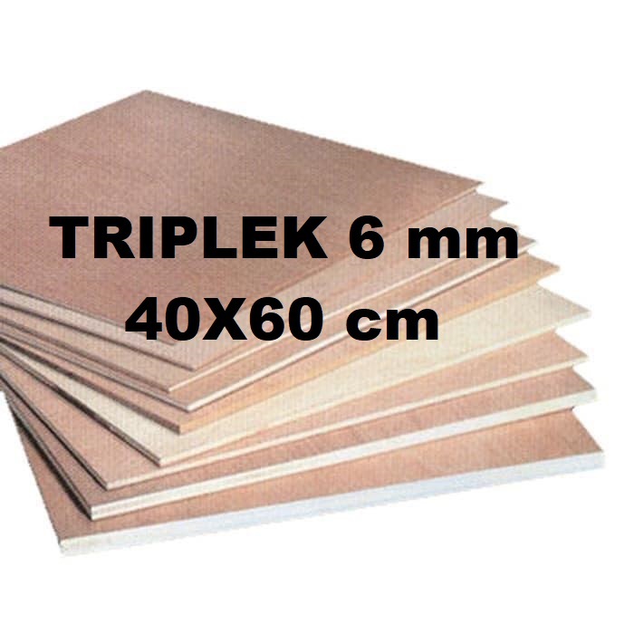BARMINDO PLYWOOD - Plywood /Triplek 6 mm potongan 40x60 cm Triplek baru