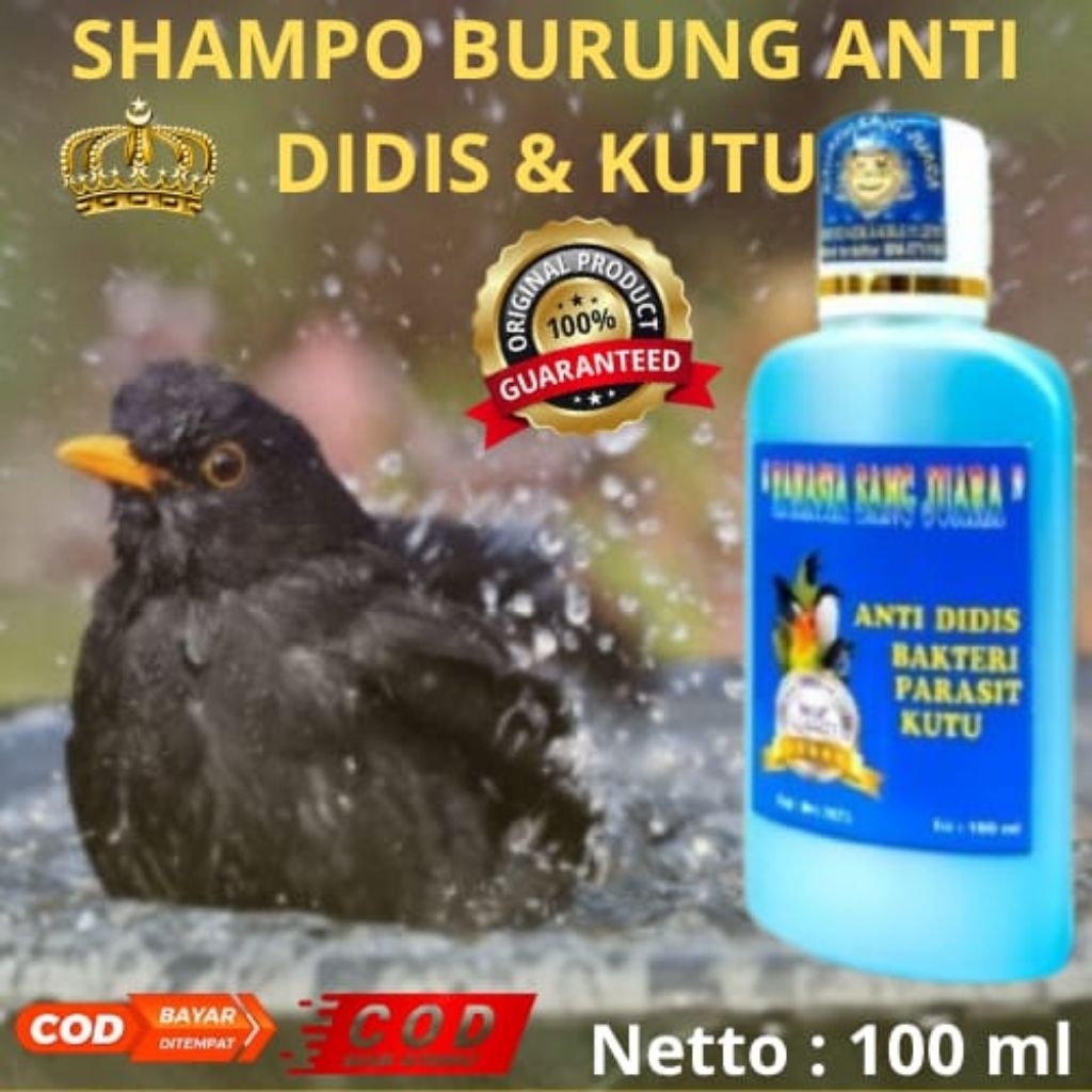 ANTI DIDIS SAMPO KUTU BURUNG OBAT KUTU BURUNG AMPUH MENGATASI DIDIS PADA BURUNG KARENA BAKTERI DAN P