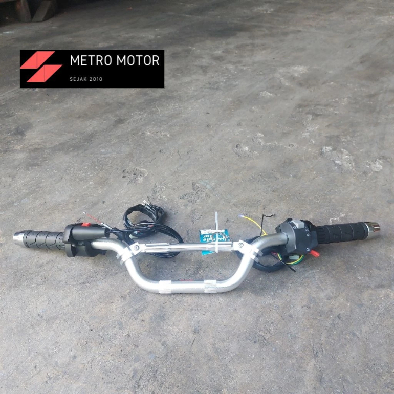 PAKET STANG STIR DAY MEDIUM/LOW SET HOLDER KANAN KSR+HOLDER KIRI VIXION OLD HANFAD KAZE JALU PCX BES