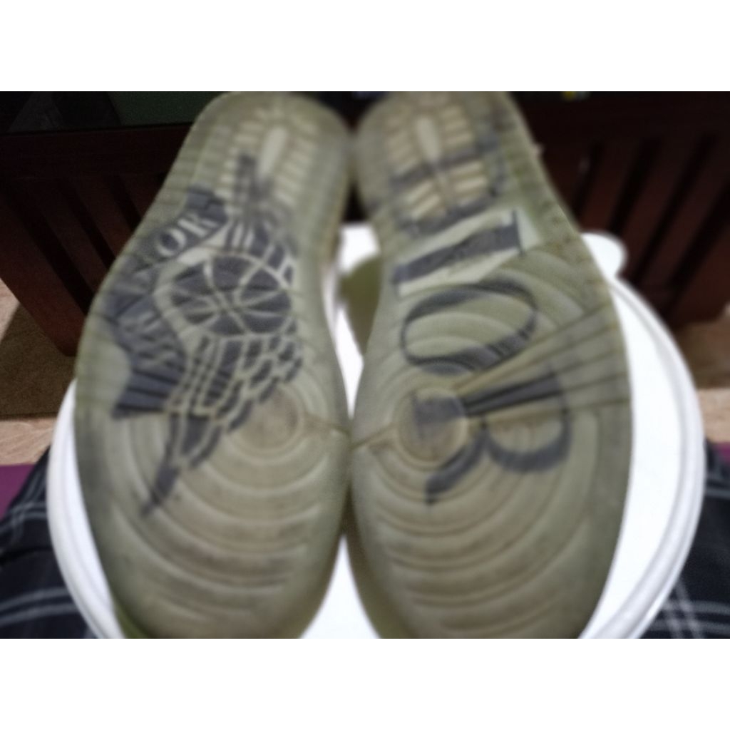 Nike AJ1 x Dior Kulit Size 42,5 Insole 27 Second