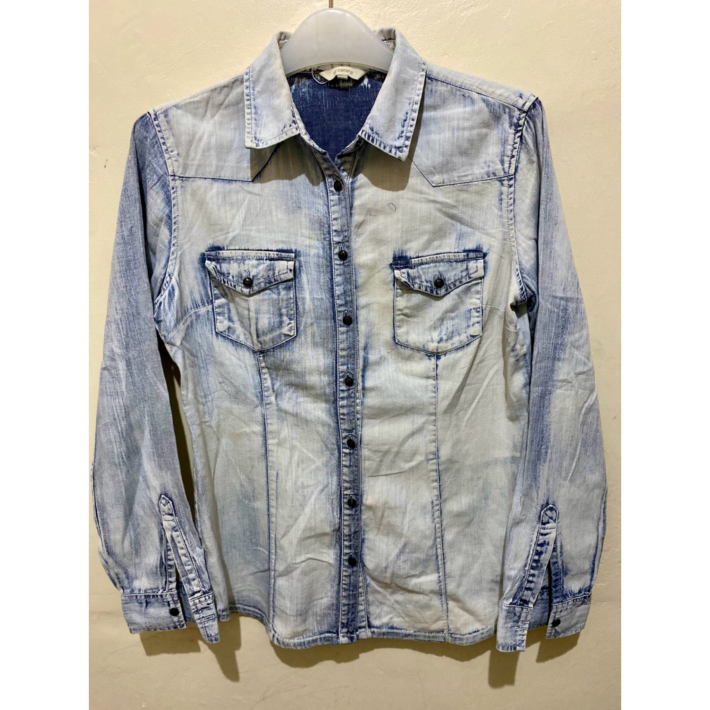Kemeja Jeans Et Cetera