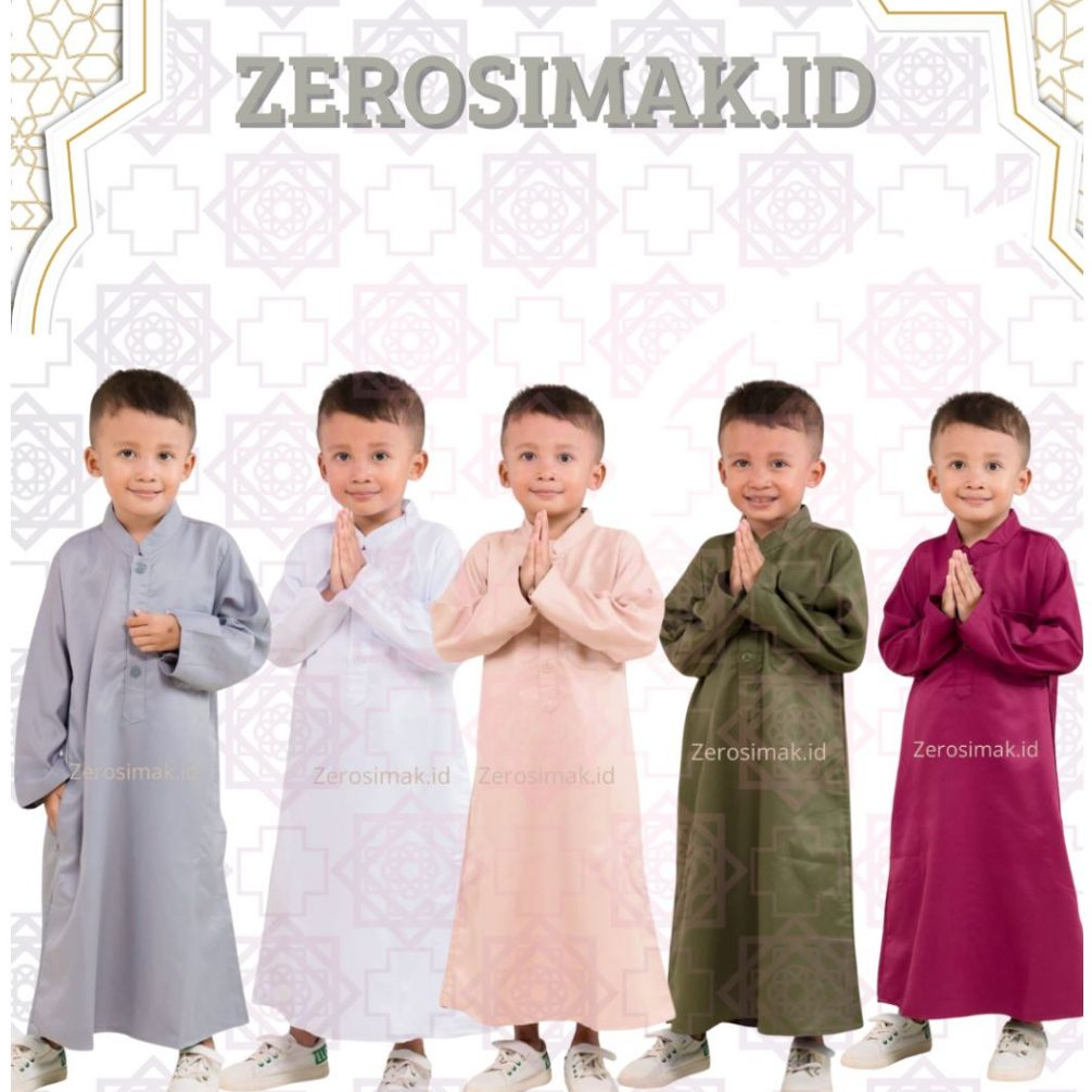 Gamis Jubah Anak Laki Laki | jubah koko anak usia 3-10 tahun