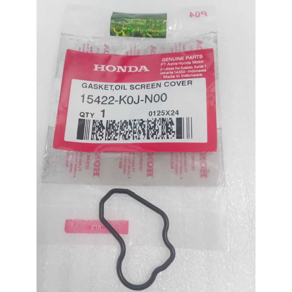 Oring Seal Karet Gasket Tutup Bak Oli Mesin Bawah Filter Saringan Oli Genio BeAT LED Deluxe BeAT Str