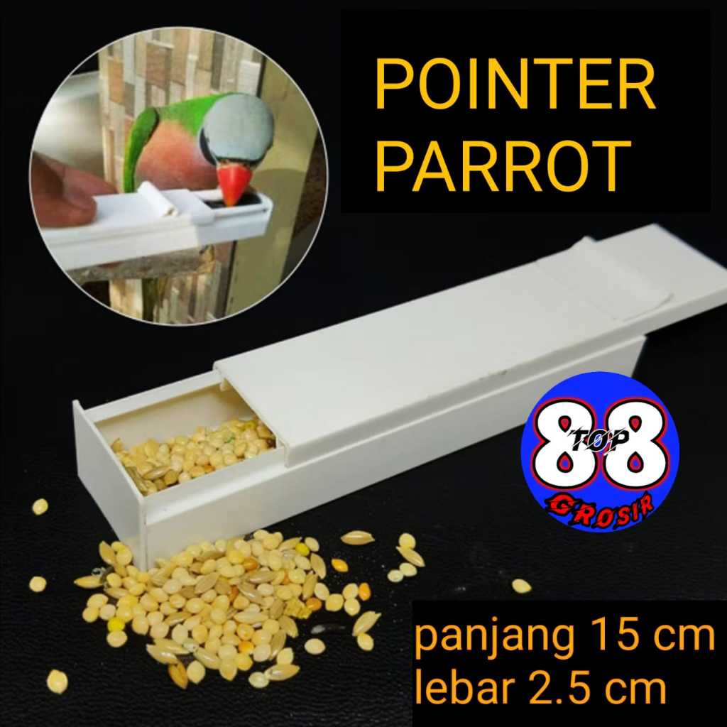 88TOP GROSIR Pointer Tempat Pakan Burung Wadah Pakan Milet Tempat Pakan Ulat Tempat Pakan Millet Tem