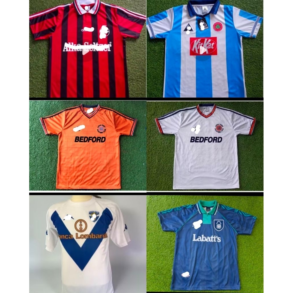 Jersey nottingham forest 1993 1994 away/jersey bresciaa 2003 2004 away/jersey lutontown 1980/jersey 